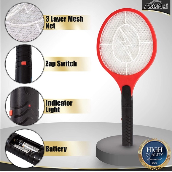 🪰⚡️Electric Bug Zapper Racket⚡️🪰 Outdoor/Indoor - Picture 6 of 8